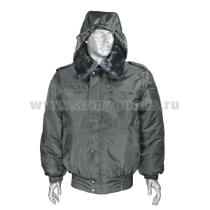 Кртк зим. Оперативка (мод. S) однотонная серая (ткань "оксфорд")