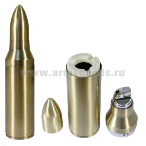 Зажигалка Пуля + пепельница (высота 22 см)