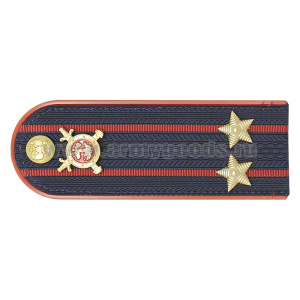 Погоны Полиции (ОВД) на китель, укомплектованные мет. фурнитурой (подполковник) пластик