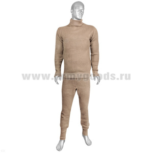 Белье зимнее п/ш бежевое (для водолазов) р-ры с 62