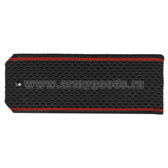 Погоны черн. красн. кант (на пластике)