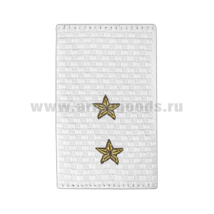 Ф/пог. Полиция белые тканые (прапорщик) приказ № 777 от 17.11.20