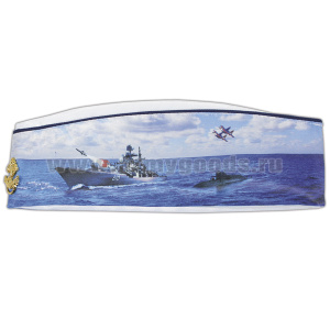 Пилотка сувенирная Корабли (с якорем)