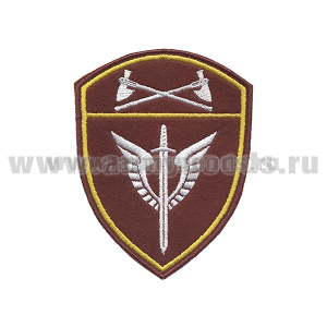 Шеврон вышит. Росгвардия Приволжский ВО (ОМОН территориальных органов)