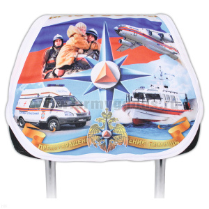 Чехол на подголовник для автомобиля МЧС России (Предотвращение, спасение, помощь)