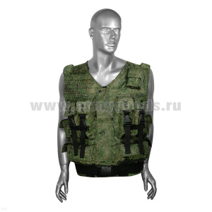 Жилет разгрузочный тактический ОМОН "русская цифра" (ткань "оксфорд")