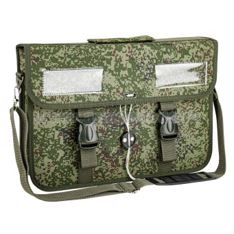 Портфель архивный №1 (одно отделение) (для хранения документов с опечатыванием) (40x9x27 см) "русская цифра"