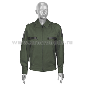 К. жакет лет. МО офисная женская оливковая (ткань Rip-Stop) 