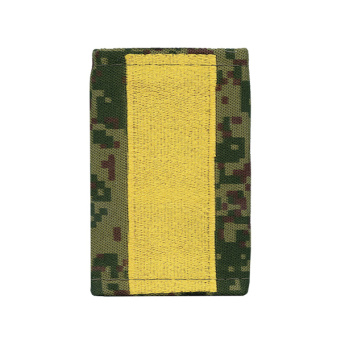 Ф/пог. "русская цифра" вышит. продольная полоса желт. (старшина)