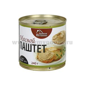 Консервы мясные Паштет мясной (240 г) до 05.2026 и ранее