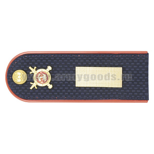 Погоны Полиции (ОВД) на китель, укомплектованные мет. фурнитурой (старшина) пластик